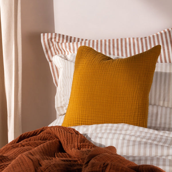 Lark 45x45 Feather Filled Cushion Cumin - Canwell Interiors Limited - Riva