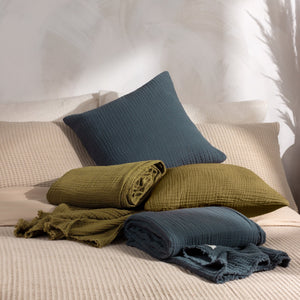 Lark 45x45 Feather Filled Cushion Dusk - Canwell Interiors Limited - Riva