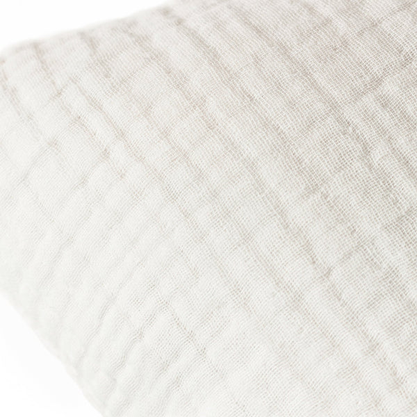 Lark 45x45 Feather Filled Cushion White - XShowhome Limited - Riva