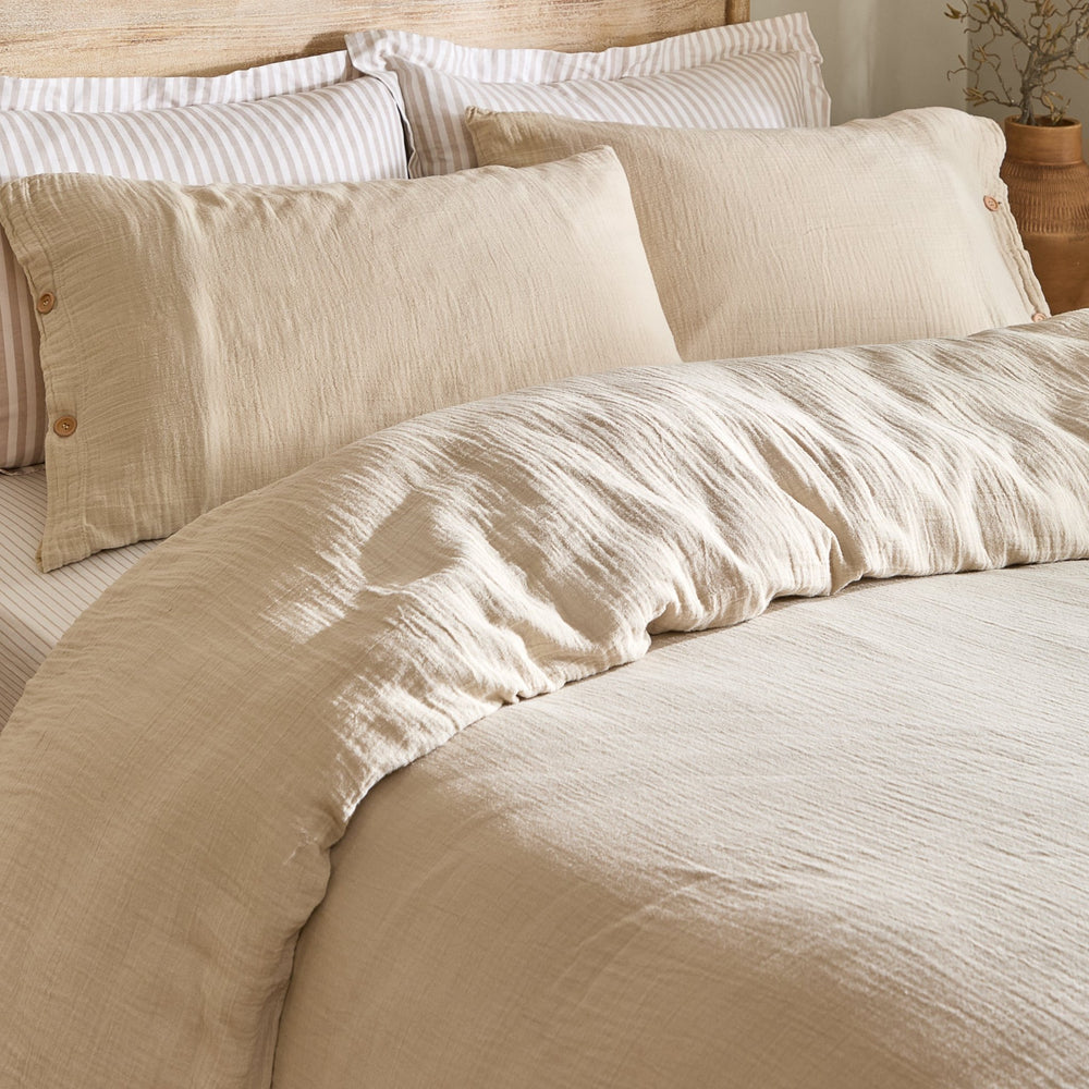 Lark Single Duvet Set Natural - Canwell Interiors Limited - Riva