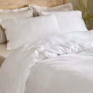 Lark Super King Duvet Set White - XShowhome Limited - Riva