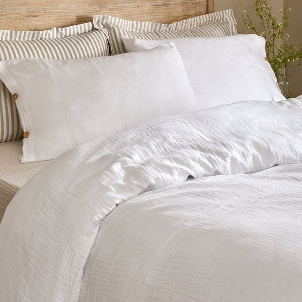 Lark Super King Duvet Set White - XShowhome Limited - Riva