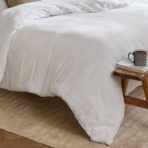 Lark Super King Duvet Set White - XShowhome Limited - Riva
