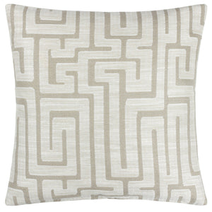 Lauder 45x45 Feather Filled Cushion Ecru - Canwell Interiors Limited - Riva