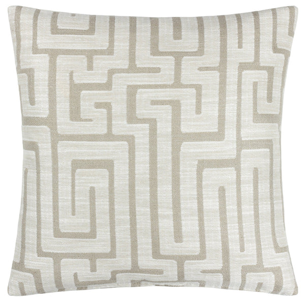 Lauder 45x45 Feather Filled Cushion Ecru - Canwell Interiors Limited - Riva