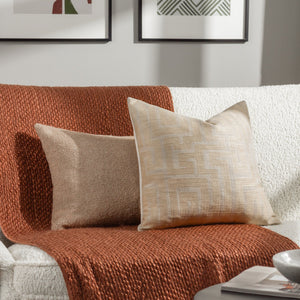 Lauder 45x45 Feather Filled Cushion Tofu - Canwell Interiors Limited - Riva