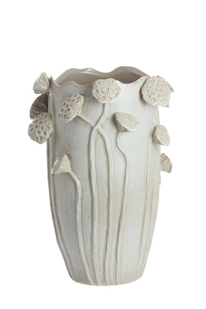 LAVCI Decorative Vase — Ceramics Shiny Light Grey - Canwell Interiors Limited - Light & Living
