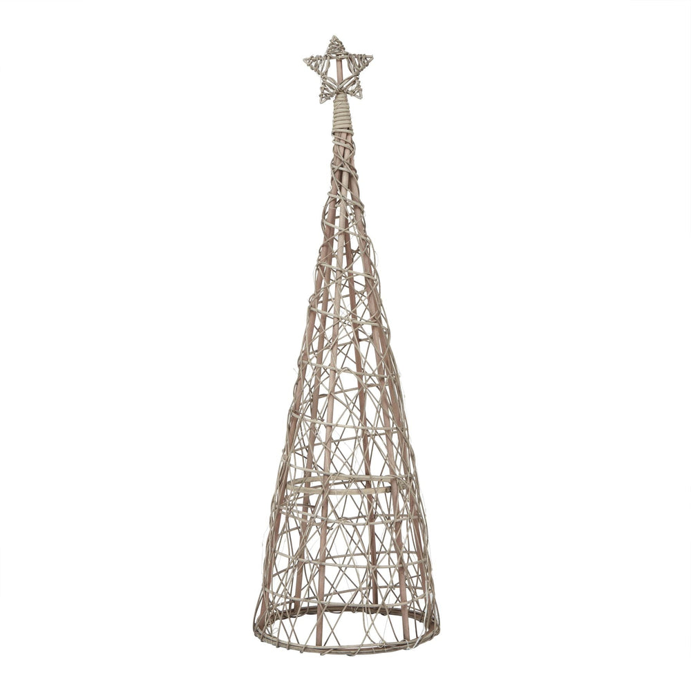 LED Wicker Christmas Tree with Star - XShowhome Limited - Hills