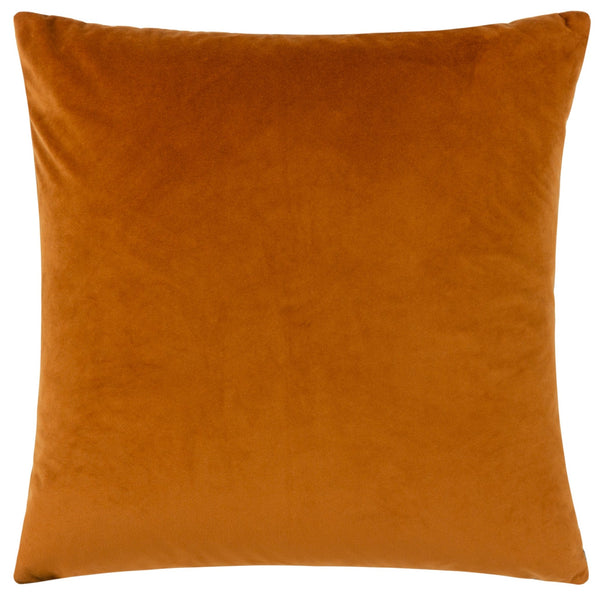 Ledbury 45x45 Feather Filled Cushion Ginger & Grey - Canwell Interiors Limited - Riva