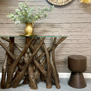 Leila Console Table CHOCOLATE - XShowhome Limited - XShowhome