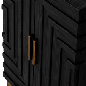 Lennox Black 2 Door Small Sideboard - Canwell Interiors Limited - Hills