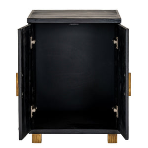 Lennox Black 2 Door Small Sideboard - Canwell Interiors Limited - Hills