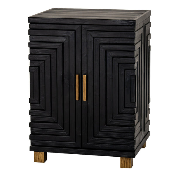 Lennox Black 2 Door Small Sideboard - Canwell Interiors Limited - Hills