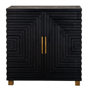 Lennox Black 2 Door Small Sideboard - XShowhome Limited - Hills