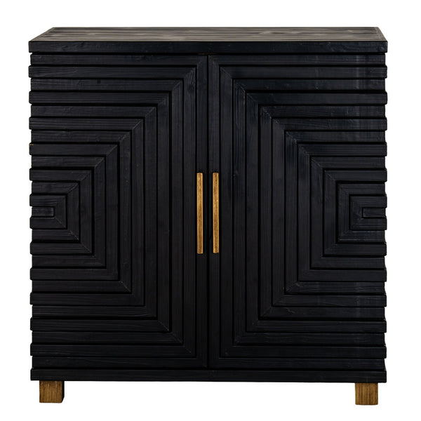 Lennox Black 2 Door Small Sideboard - XShowhome Limited - Hills