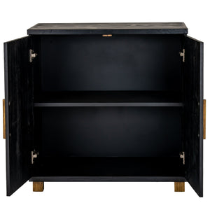 Lennox Black 2 Door Small Sideboard - XShowhome Limited - Hills