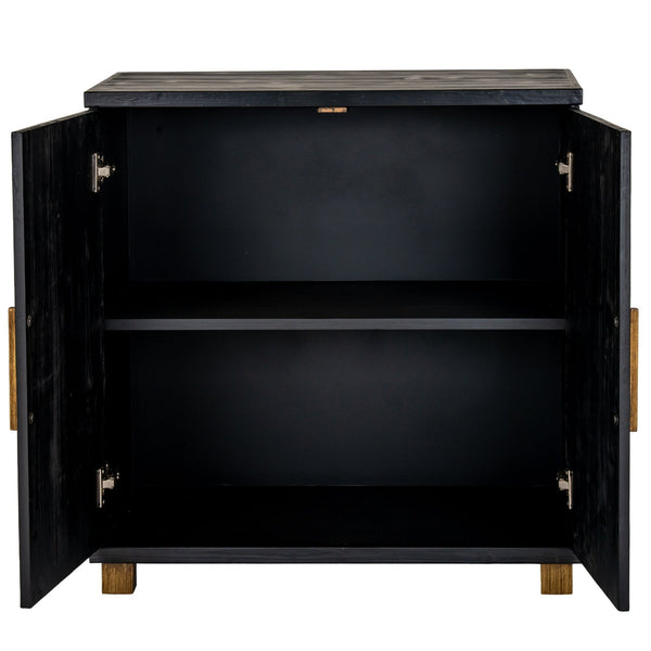 Lennox Black 2 Door Small Sideboard - XShowhome Limited - Hills