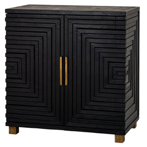 Lennox Black 2 Door Small Sideboard - XShowhome Limited - Hills
