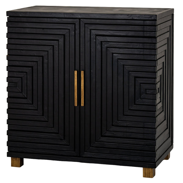 Lennox Black 2 Door Small Sideboard - XShowhome Limited - Hills