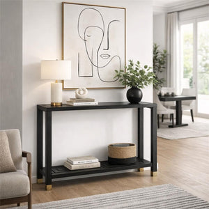 Lennox Black Console Table - Canwell Interiors Limited - Hills