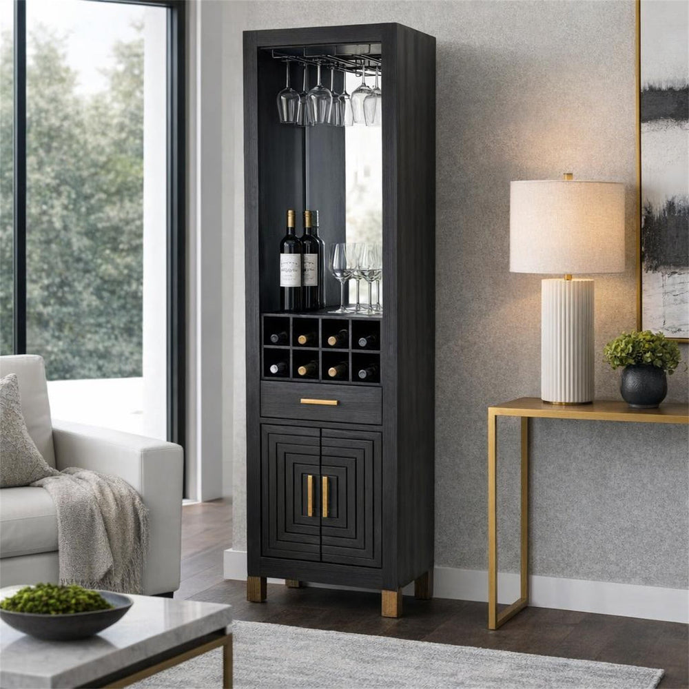 Lennox Black Drinks Unit - Canwell Interiors Limited - Hills