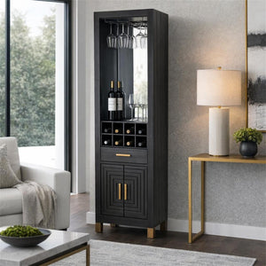 Lennox Black Drinks Unit - Canwell Interiors Limited - Hills