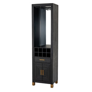 Lennox Black Drinks Unit - Canwell Interiors Limited - Hills