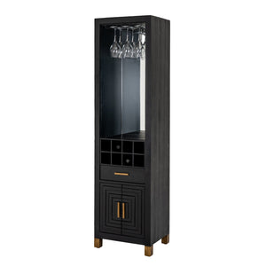 Lennox Black Drinks Unit - Canwell Interiors Limited - Hills