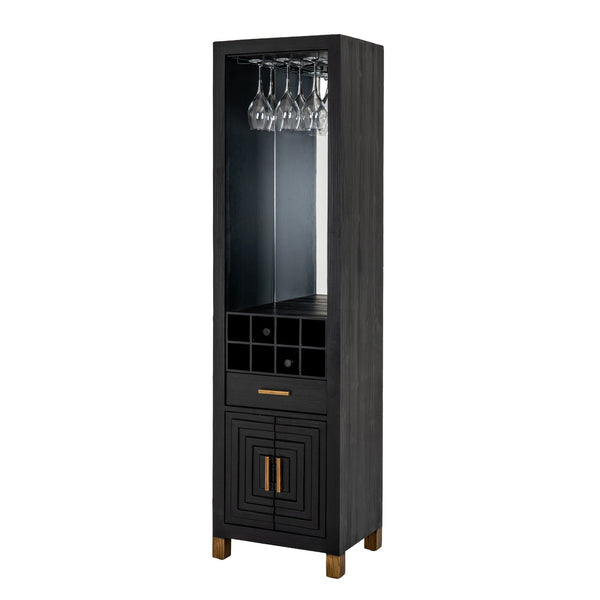 Lennox Black Drinks Unit - Canwell Interiors Limited - Hills