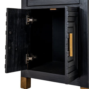 Lennox Black Drinks Unit - Canwell Interiors Limited - Hills