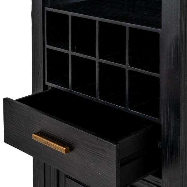 Lennox Black Drinks Unit - Canwell Interiors Limited - Hills