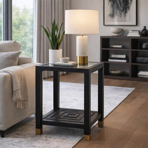Lennox Black Side Table - Canwell Interiors Limited - Hills
