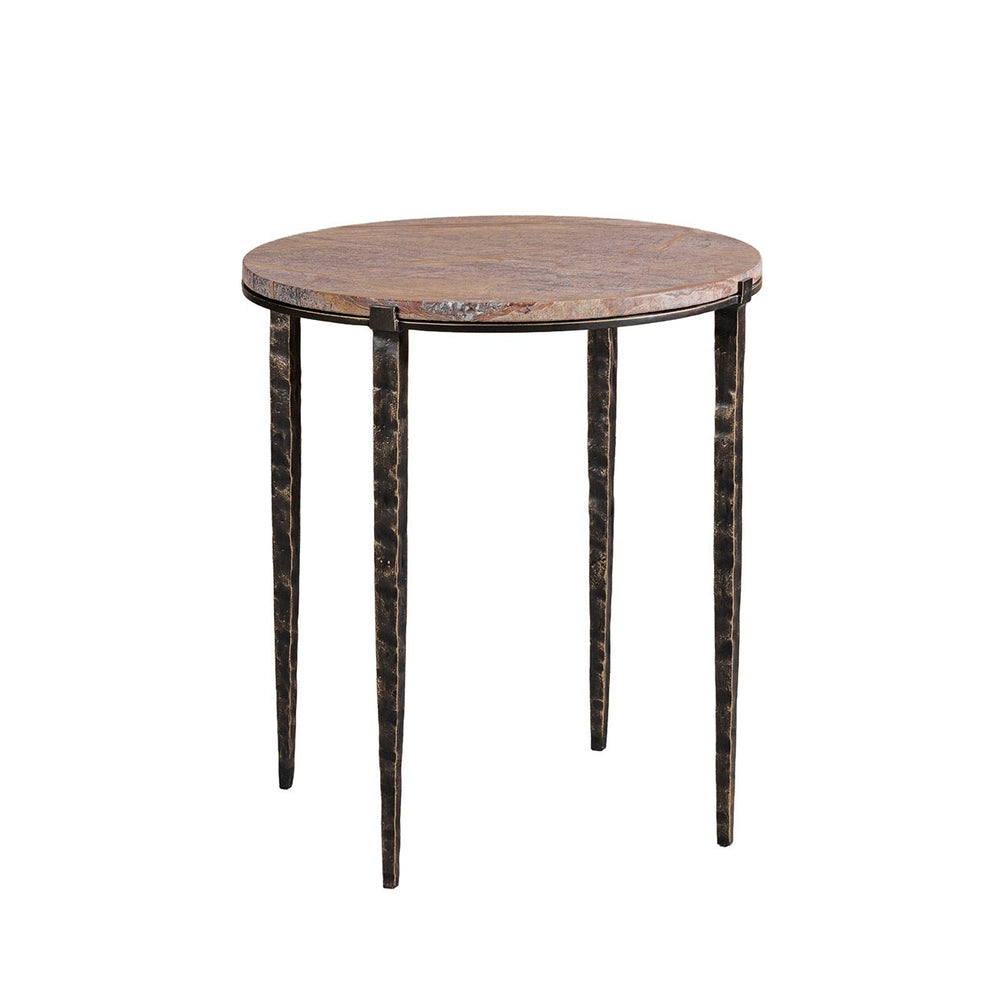 Leo Forest Brown Marble Side Table - XShowhome Limited - Libra