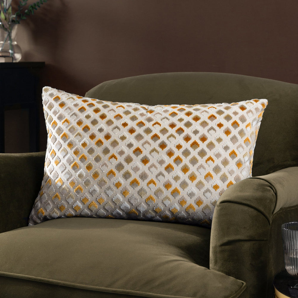 Lexington 40x60 Feather Filled Cushion Gold - Canwell Interiors Limited - Riva