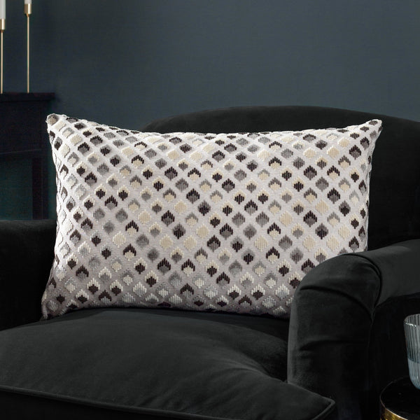 Lexington 40x60 Feather Filled Cushion Grey/Black - XShowhome Limited - Riva