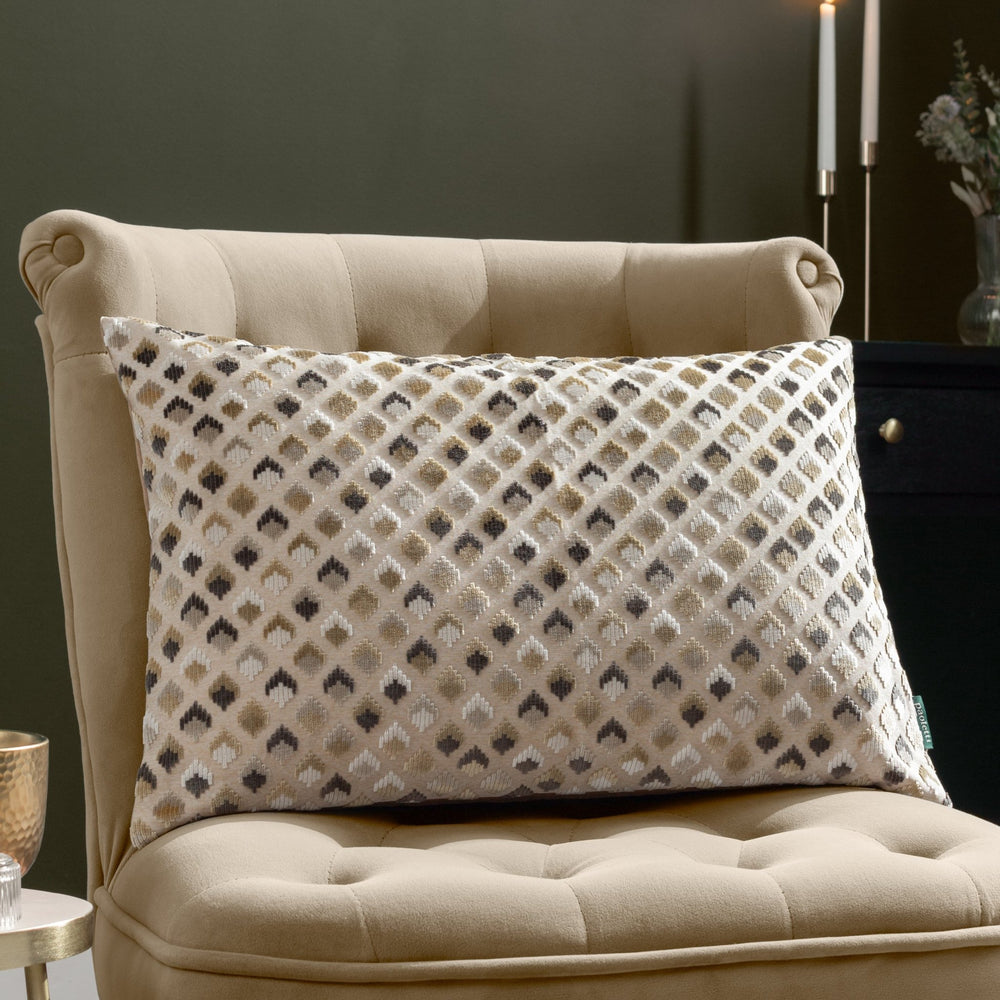 Lexington 40x60 Feather Filled Cushion Warm Taupe - Canwell Interiors Limited - Riva