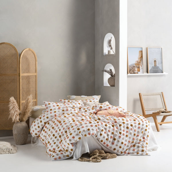 Lh Haze Sb Duvet Set Pink & Sand - Canwell Interiors Limited - Riva