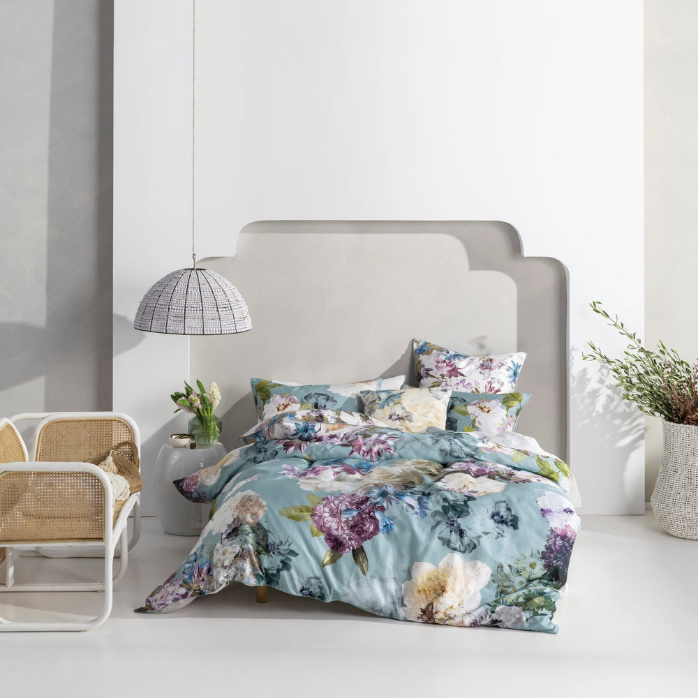 Lh Lena Sb Duvet Set Aqua - Canwell Interiors Limited - Riva