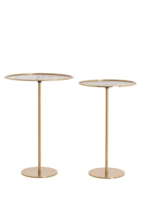 LIA Side Table — Ø32x51 & Antique Bronze - Canwell Interiors Limited - Light & Living