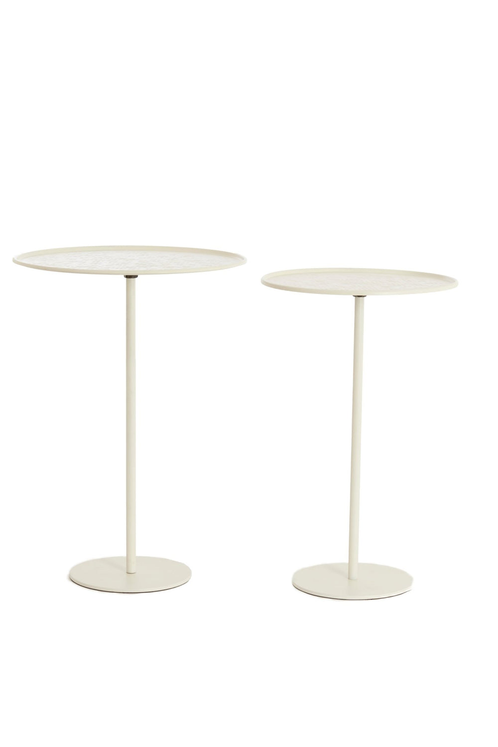 LIA Side Table — Ø32x51 & Matt Cream - Canwell Interiors Limited - Light & Living