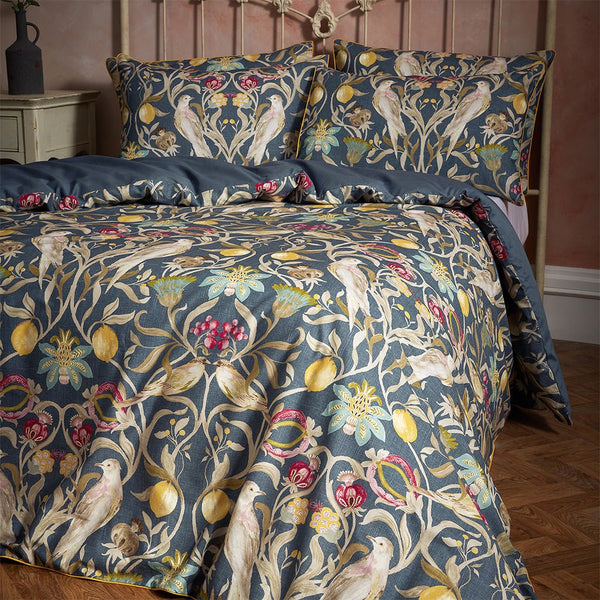 Liberty Double Duvet Set Navy - XShowhome Limited - Riva