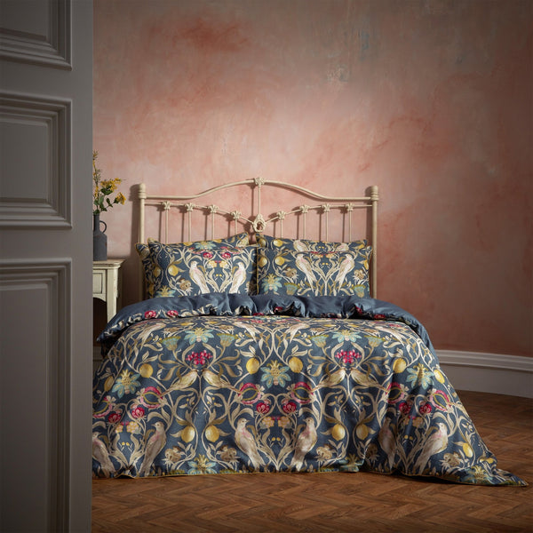 Liberty Super King Duvet Set Navy - Canwell Interiors Limited - Riva