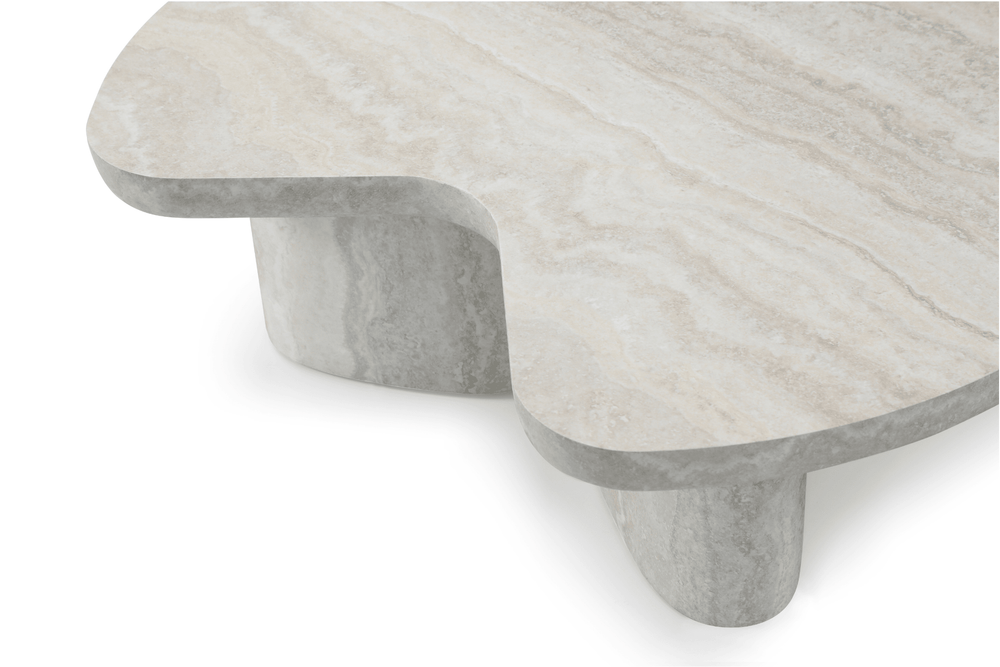 Lilac Coffee Table - Faux Travertine - XShowhome Limited - Tommy Franks