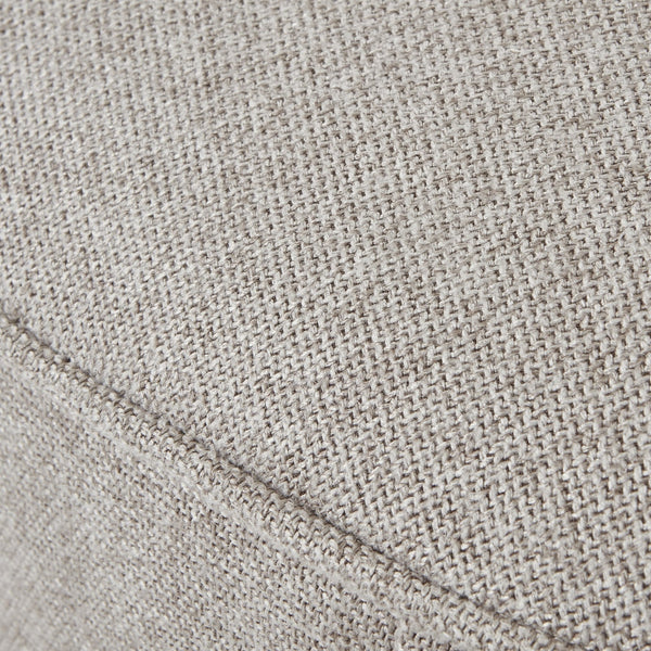 Lily Swivel Ottoman in Oatmeal Twill - Canwell Interiors Limited - Hills