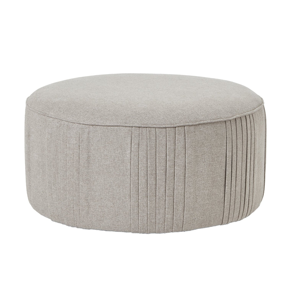 Lily Swivel Ottoman in Oatmeal Twill - Canwell Interiors Limited - Hills