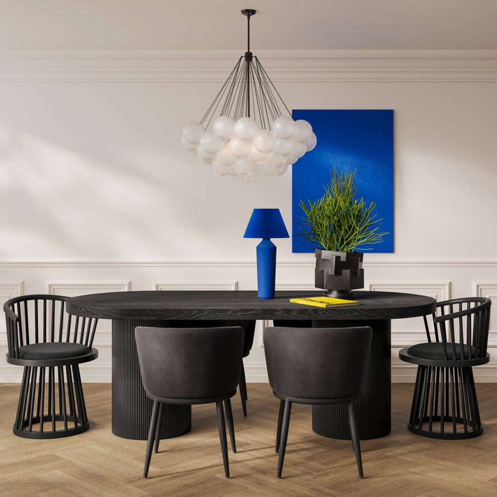 Lina Black & Black Dining Chair - Canwell Interiors Limited - Canwell