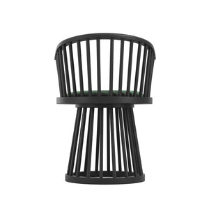 Lina Forest Green & Black Dining Chair - Canwell Interiors Limited - Canwell