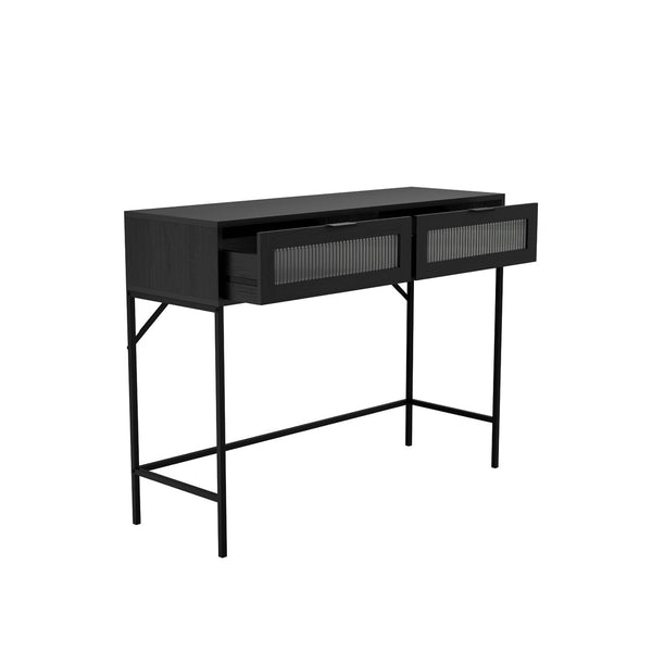 Lincoln Matte Back & Reeded Console Table - Canwell Interiors Limited - Canwell