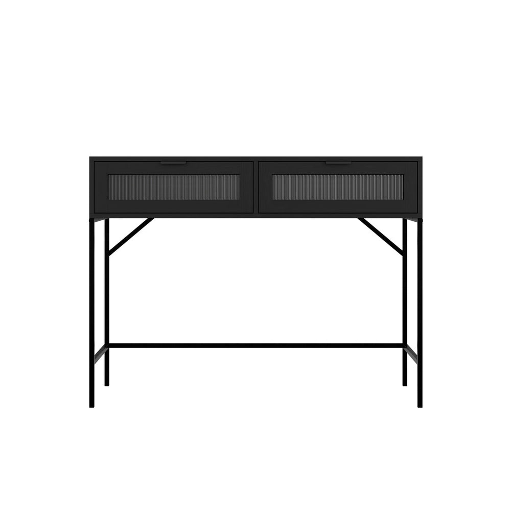 Lincoln Matte Back & Reeded Console Table - Canwell Interiors Limited - Canwell