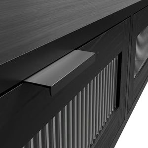 Lincoln Matte Back & Reeded Console Table - Canwell Interiors Limited - Canwell